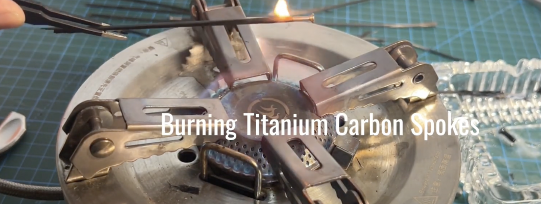 Carbon Fiber Bicycle Spokes Brutal Tests! Bending, Torsion and Fire Analysis